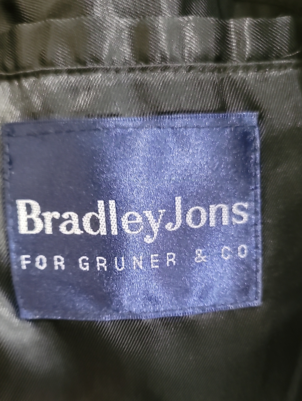 Bradley Jons Men's Black Single-Breasted Overcoat Cashreme Wool Blend Size 42 - Picture 9 of 10
